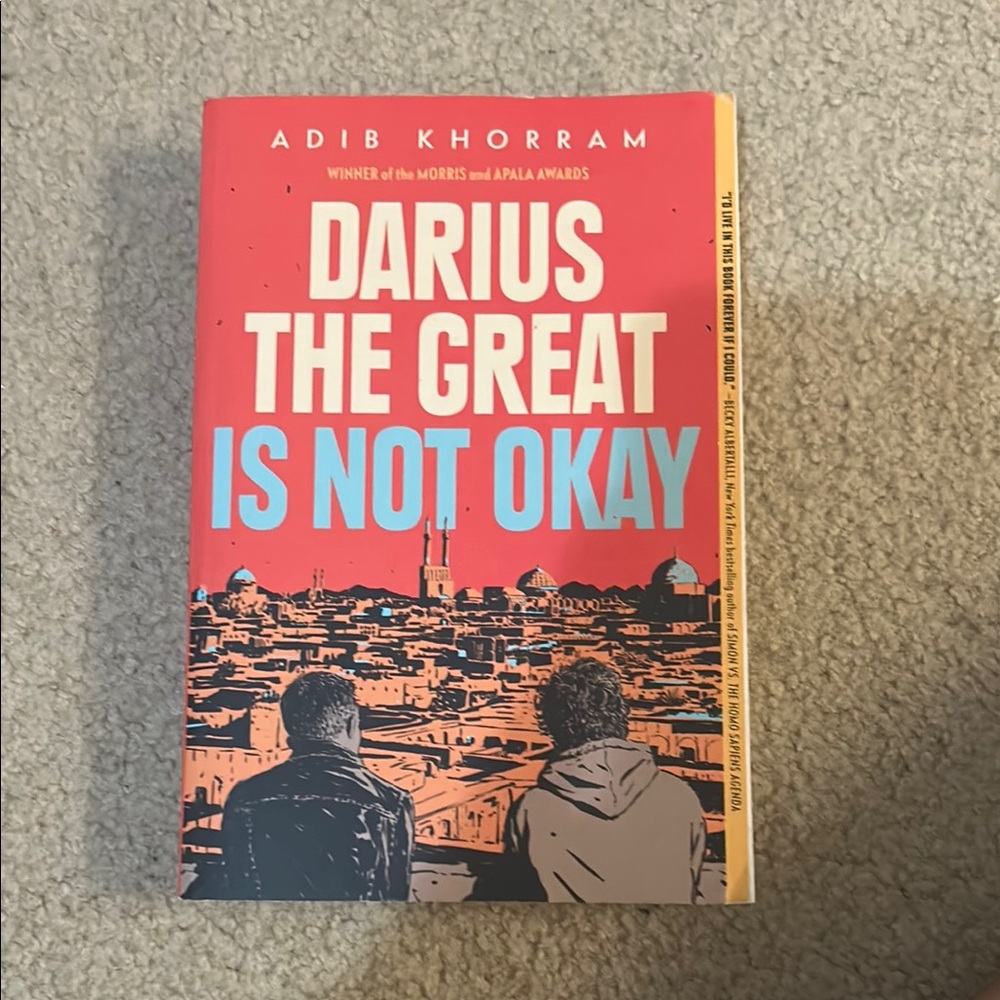 's 'Darius the Great Is Not Okay' - Red and Blue Cover